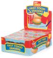 Bild von FAST FOOD ERASERS, Radiererset gemischte Motive, ca.5cm, Display - VE 48 (SR)
