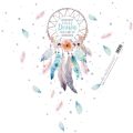 Bild von Geschenk/Schultüte 35cm mit Filzverschluss, Traumfänger - VE 5