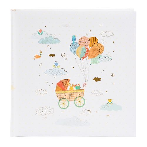 Bild von Baby-/Kinderfotoalbum 60 S.weiss, 30x31cm, ohne Innentext, Heavenly