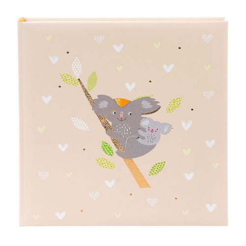 Bild von Baby-/Kinderfotoalbum 60 S.weiss, 30x31cm, ohne Innentext, Koala