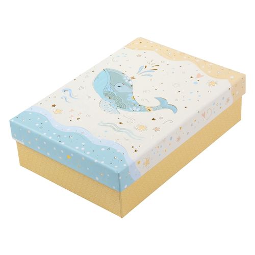 Bild von Geschenk-Sammelbox aus 3er Set, Grösse mittel - Blue Whale