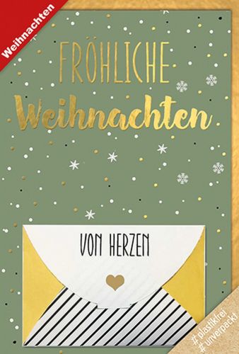Bild von Karte Weihnachten Geld PK 329 - VE 6