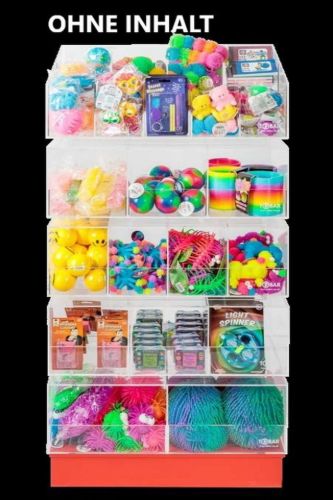 Bild von SMALL POCKET DISPLAY STAND KIT, Plexidisplay, 5 Elemente+Holzfuss, ab CHF 500.00 gratis