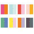 Bild von Notizbuch DIN A5, 192 S. weiss dotted, Coloration, 8-fach ass. im Display - VE 16