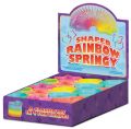Bild von SHAPED RAINBOW SPRINGY, Spiralen kunststoff, Motive gemischt, ca.7,5cm, im Display - VE 12