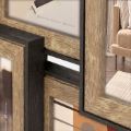 Bild von Wandbilderrahmen Holz Lubecca  6x10x15 (52x32) DA266