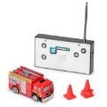 Bild von ZOOM MINI RC FIRE TRUCK, Feuerwehrwagen mit Funk, ca.7,5cm, in Box - VE 4