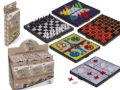 Bild von Reisespiele magnetisch (Schach,Ludo,Dame,Halma&Drei gewinnt) 13x7cm, im Display - VE 12