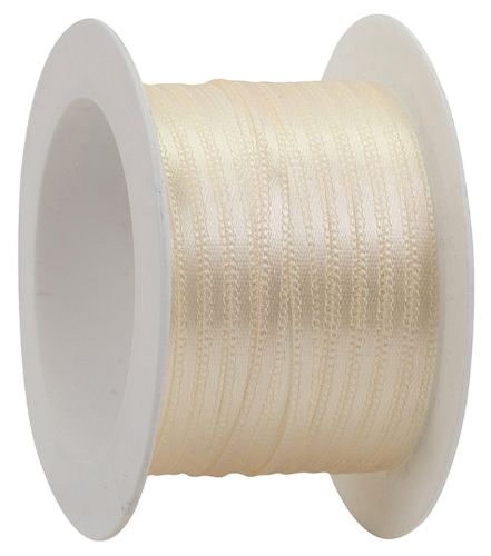 Bild von Satinband auf Spule, 3mm x 10m, creme - VE 6