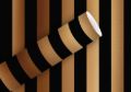 Bild von Geschenkpapier Rollen 2m x 70cm, Big Stripe dark chocolat - VE 5