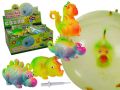 Bild von Aufblasbarer Ballon-Ball Dinosaurier bis ca.30cm, 4 x ass. im Display - VE 12
