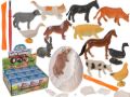Bild von Ausgrabungsset Figuren Farmtiere, ca.7x5cm, Einzelverpackung, Display - VE 12