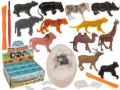 Bild von Ausgrabungsset Figuren Wildtiere, ca.7x5cm, Einzelverpackung, Display - VE 12