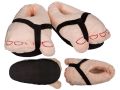 Bild von Kuschel-Hausschuhe, Fuss in Sandale, polyester, Einheitsgrösse - VE 9