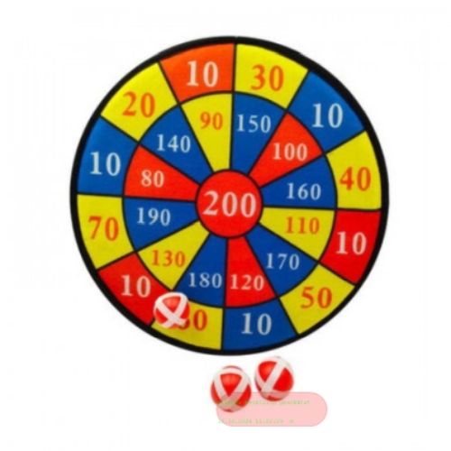 Bild von STICKY TARGET GAME, Wurfscheibe 2-fach gemischt mit Bällen, ca.35cm - VE 6