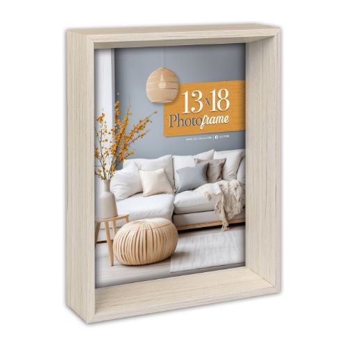 Bild von Bilderrahmen Holz Berlin White 13x18cm, CL857W - VE 3