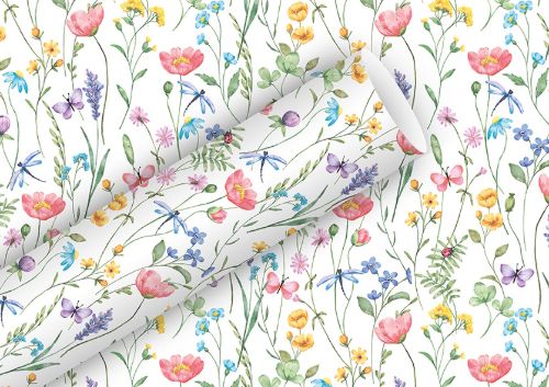 Bild von Geschenkpapier Rollen 2m x 70cm,Pastell Dream Potpourri - VE 5 (alte Art.Nr.1353-23424)