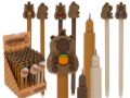 Bild von Radierbarer Stift, 14cm, Capybara 4-fach gemischt im Display - VE 36
