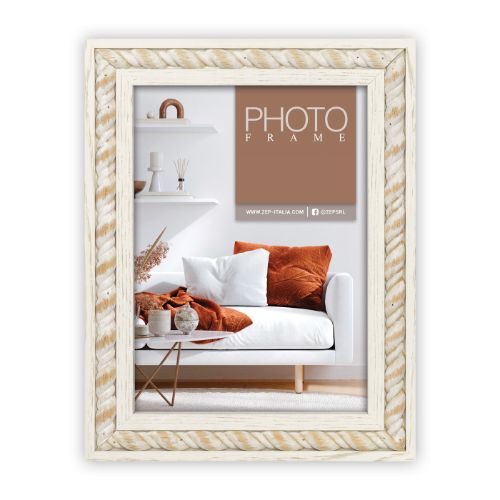 Bild von Bilderrahmen Holz Lecce White, 10x15cm, MK546W - VE 3