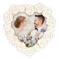 Bild von Bilderrahmen Polyresin Wise Heart 13x13cm, KF3555 - VE 3