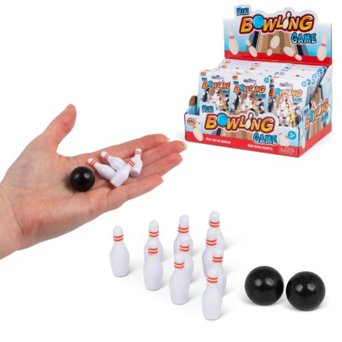 Bild von MINI BOWLING GAME, Bowlingspiel mini, ca.3cm, im Display - VE 24