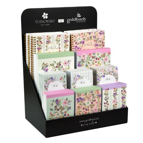 Bild von Display Papeterie, 10 verschiedene Artikel, Blossom (Inhalt nicht einzeln bestellbar)