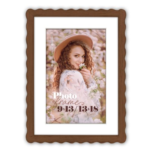 Bild von Bilderrahmen Holz Lione brown, 9x13/13x18cm, VM557B - VE 3