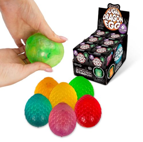 Bild von SCRUNCHEMS SUGAR DRAGON EGG, Squeeze, ca.6cm, Box, Display - VE 12