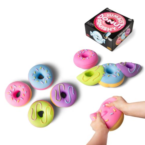 Bild von SCRUNCHEMS JUMBO DONUT SQUISHY, Squeeze, ca.15cm, Box, Display - VE 6