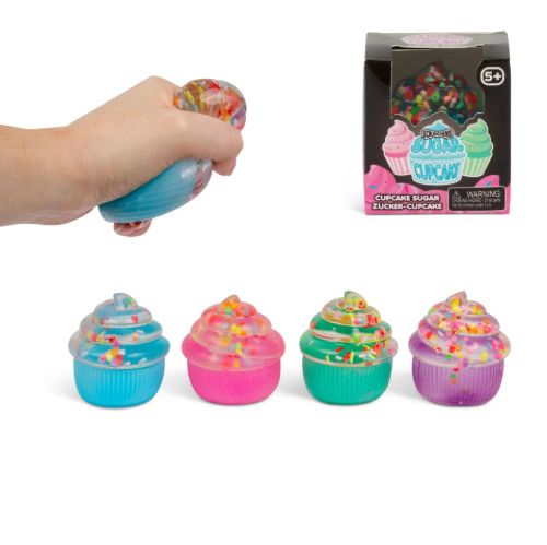 Bild von SCRUNCHEMS SUGAR CUPCAKE, Squeeze, ca.6cm, Box, Display - VE 12