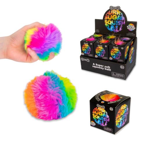 Bild von SCRUNCHEMS FURRY SUGAR SQUISH BALL, Squeeze, ca.8cm, Box, Display - VE 12