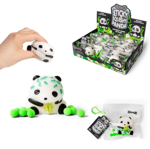 Bild von SCRUNCHEMS STICKY SQUISHY PANDA, Squeeze, ca.5cm, Box, Display - VE 12