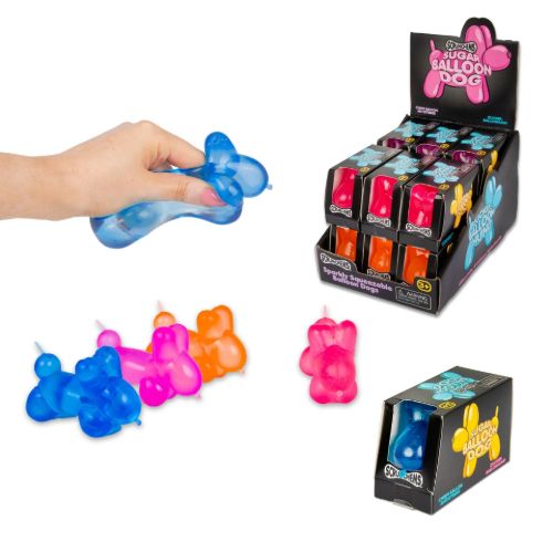 Bild von SCRUNCHEMS SUGAR BALLOON DOG, Squeeze, ca.9cm, Box, Display - VE 12