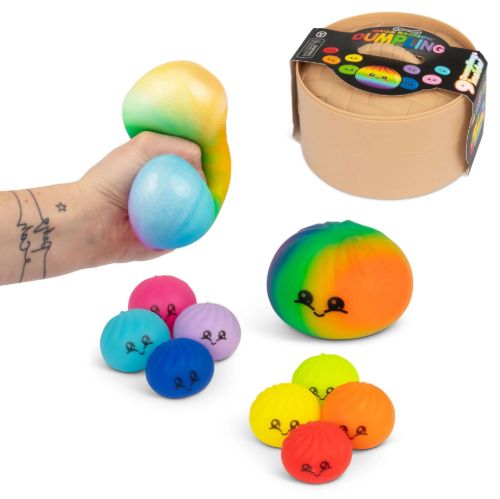 Bild von SCRUNCHEMS MEGA RAINBOW DUMPLING SET, Squeeze, ca.18,5cm, Box - VE 6