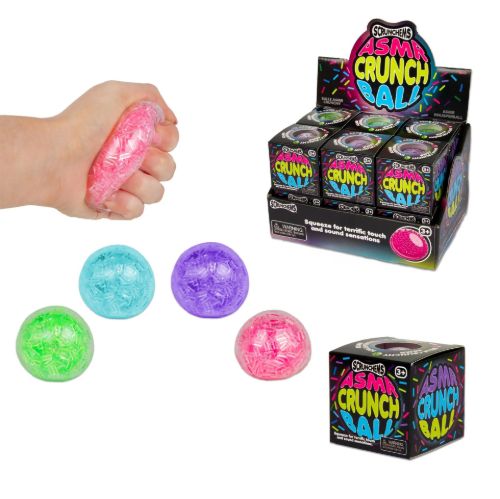 Bild von SCRUNCHEMS ASMR CRUNCH BALL, Squeeze, ca.5cm, Box, Display - VE 12