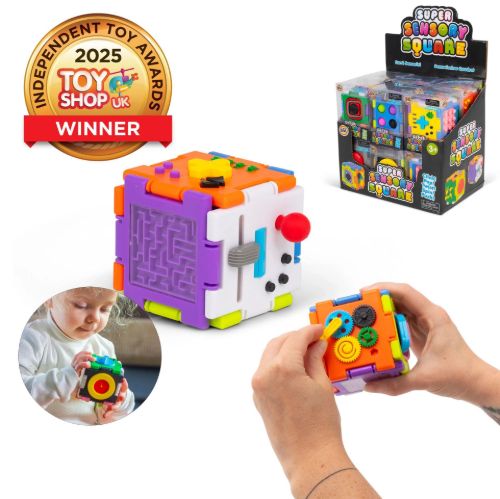 Bild von SENSORY SQUARE gemischte Sensorik-Würfel, 9cm, Box, Display - VE 12