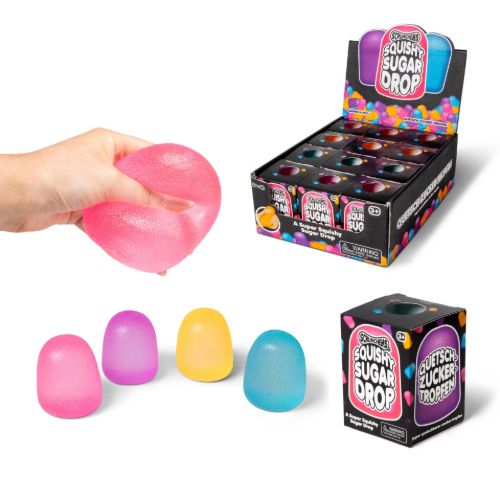 Bild von SCRUNCHEMS SQUISHY SUGAR DROP, Squeeze, ca.8cm, Box, Display - VE 12