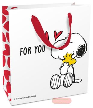 Bild für Kategorie SNOOPY TASCHEN PAPIER LAMINIERT MATT - 18x21x8CM