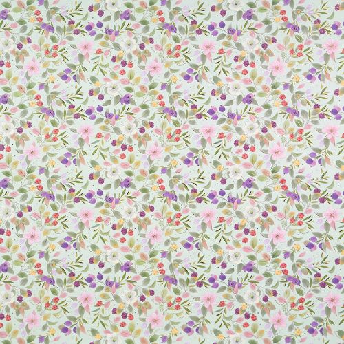 Bild von Geschenkpapier Bogen 50x70cm, Blossom green - VE 10