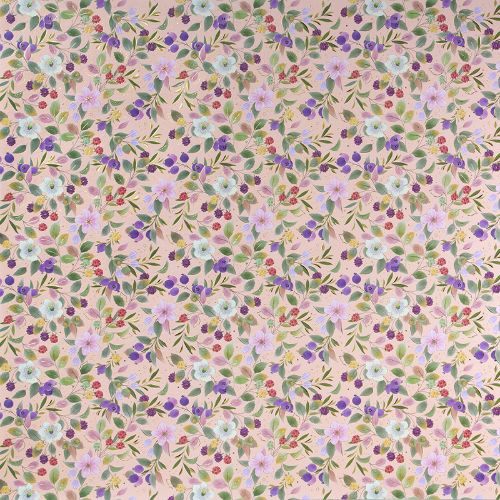 Bild von Geschenkpapier Bogen 50x70cm, Blossom mango - VE 10