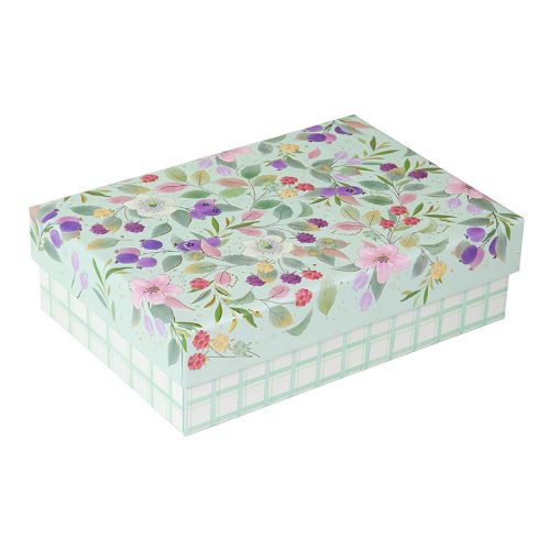 Bild von Geschenk-Sammelbox aus 3er Set, Grösse klein - Blossom green