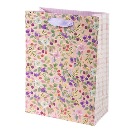 Bild von Geschenktaschen, 22x30x11cm, Blossom mango - VE 6