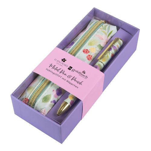 Bild von Kugelschreiber metall im Set mit Etui, Blossom flieder - VE 2