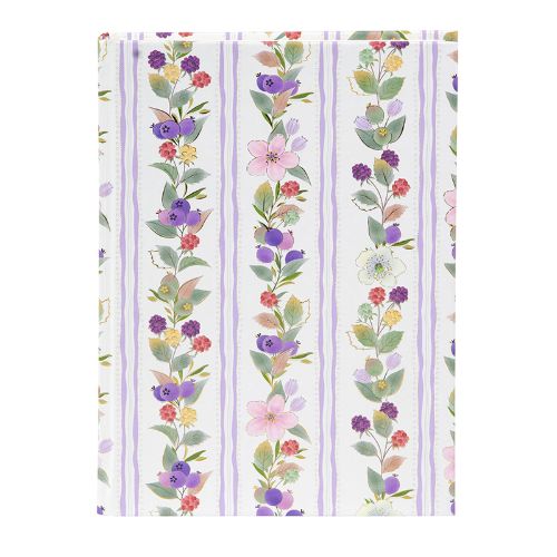 Bild von Notizbuch DIN A5 - 200 S.blanko creme mit Lesezeichen, Blossom line - VE 2