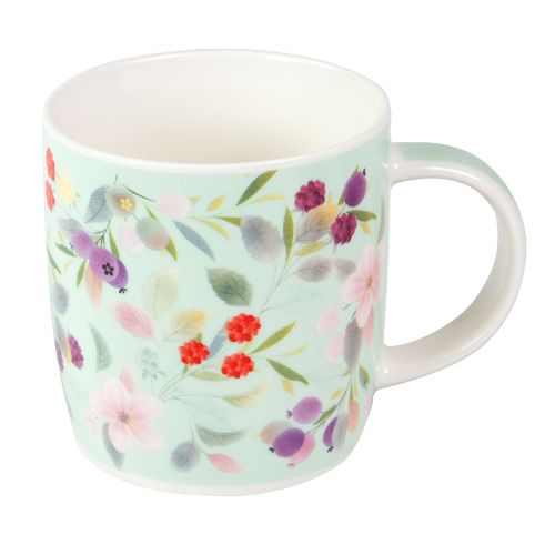 Bild von Porzellan Tasse, ca.8,5 x 9cm, Blossom green - VE 2