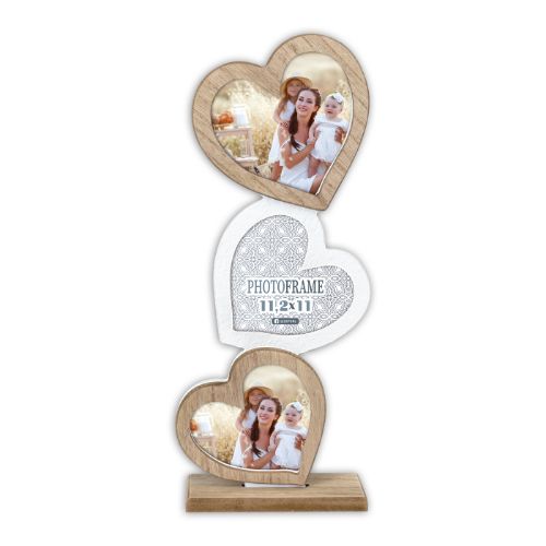 Bild von Bilderrahmen Holz Gillian 12,2x12,5 2x11x11 (15x7 h 39) RE982 - VE 3