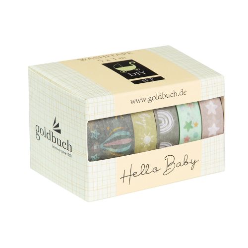 Bild von Washi-Tape Set Baby Boy, 5 Rollen/Stück- VE 5