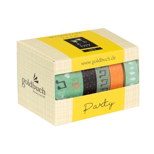 Bild von Washi-Tape Set Party, 5 Rollen/Stück- VE 5