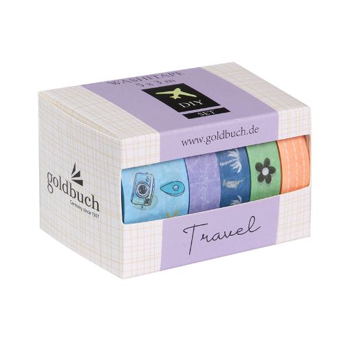 Bild von Washi-Tape Set Travel, 5 Rollen/Stück- VE 5