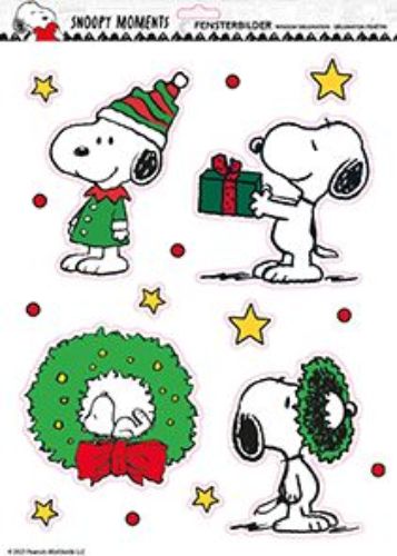 Bild von Fensterbilder A4, Snoopy Big Present (1 Blatt/Pack) - VE 5 (Pack)